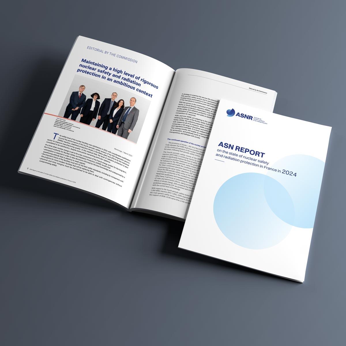 ASN Report on the state of nuclear safety and radiation protection in France in 2024