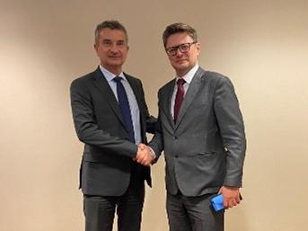 Luc Chanial from ASNR (left) and Paweł Pytlarczyk from PAA (right)