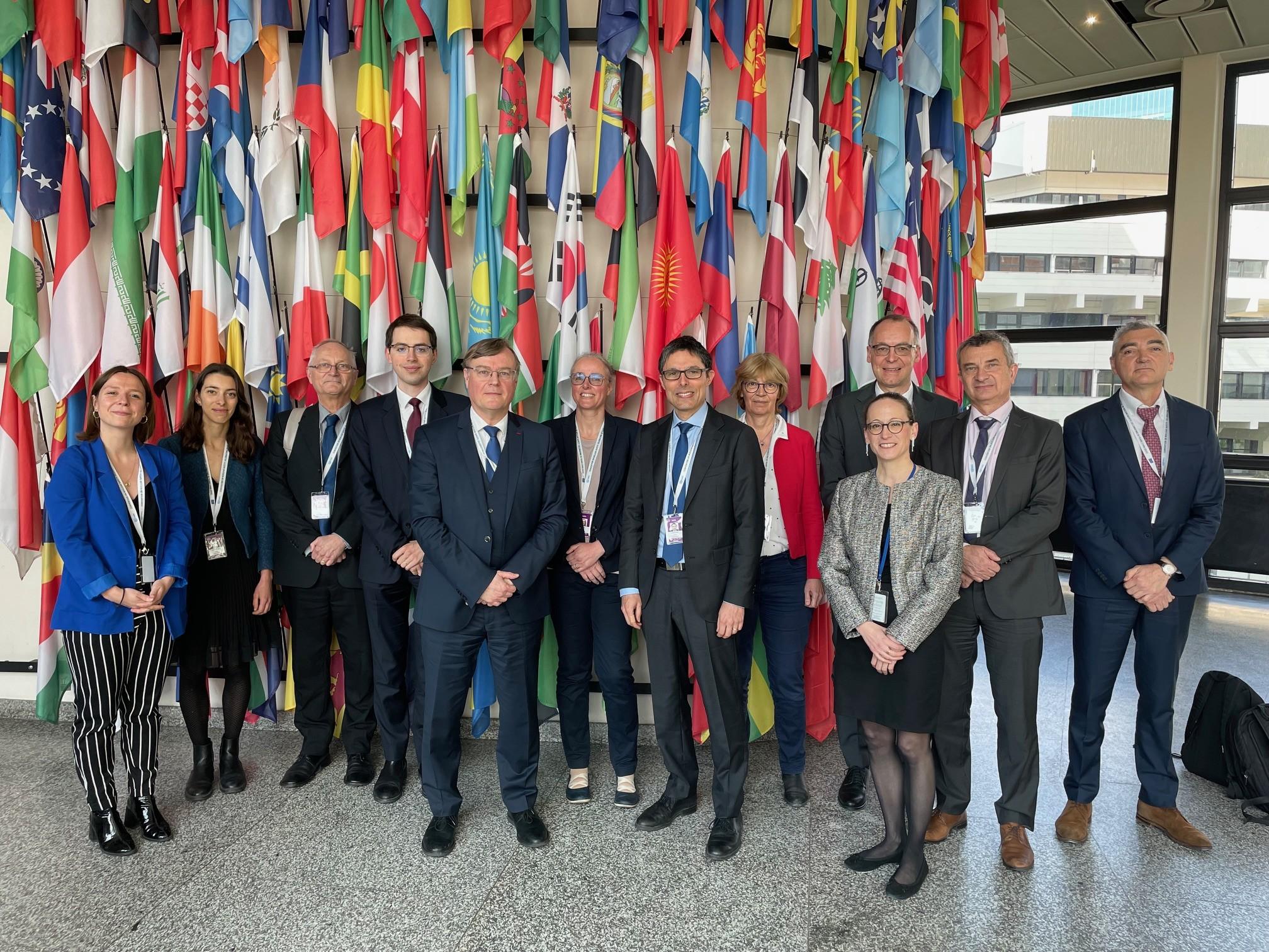The ASNR delegation at the 10th Review Meeting of the IAEA Convention on Nuclear Safety.