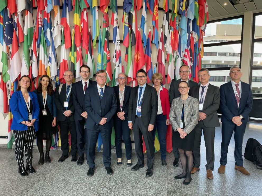 The ASNR delegation at the 10th Review Meeting of the IAEA Convention on Nuclear Safety.